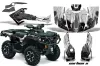 Can Am Outlander XMR / MAX / XT ATV Graphic Kit - 2006-2011 Carbon X Black
