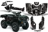 Can Am Outlander XMR / MAX / XT ATV Graphic Kit - 2006-2011 Reaper Black
