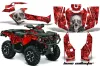 Can Am Outlander XT / DPS / SST ATV Graphic Kit - 2013-2016 Bone Collector Red