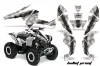 Can Am Renegade 500x/r / 800x/r ATV Graphic Kit - All Years Bullet Proof Black