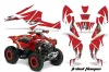 Can Am Renegade 500x/r / 800x/r ATV Graphic Kit - All Years Tribal Flames White
