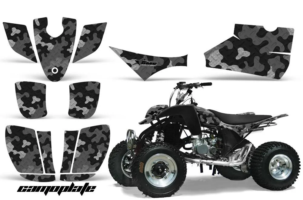 Cobra ECX 50 / 70 / 80 ATV Graphic Kit - All Years Camoplate Black