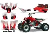 Cobra ECX 50 / 70 / 80 ATV Graphic Kit - All Years Carbon X Red