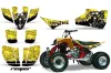 Cobra ECX 50 / 70 / 80 ATV Graphic Kit - All Years Reaper Yellow