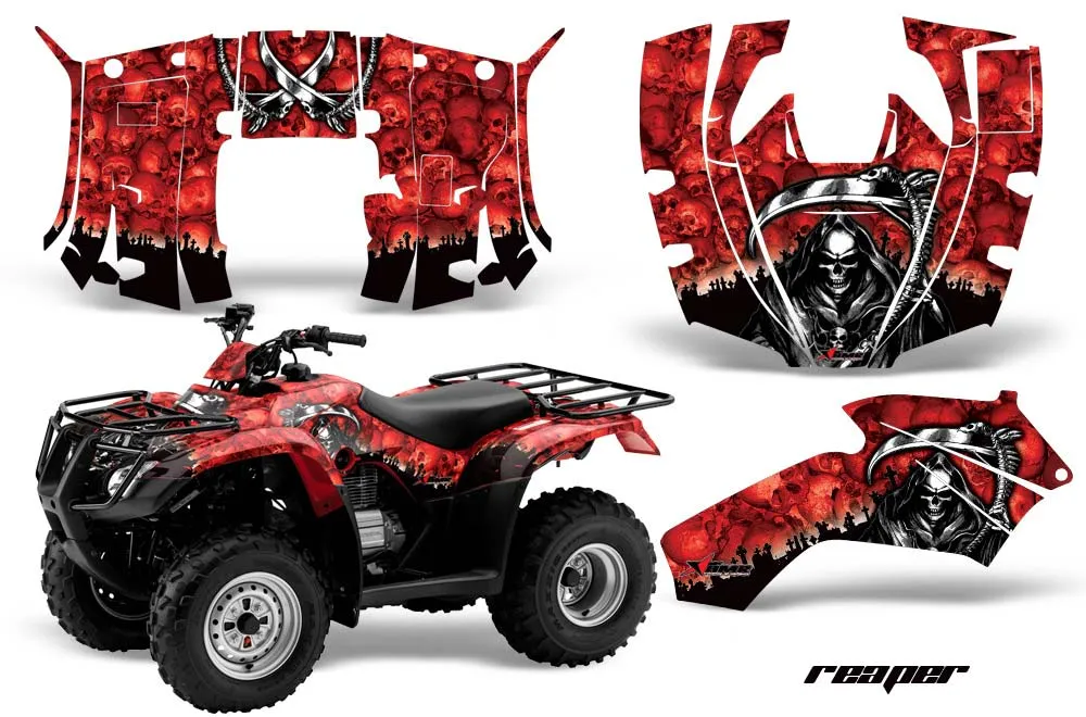 Honda Recon ES Fourtrax ATV Graphic Kit - 2005-2018 Reaper Red