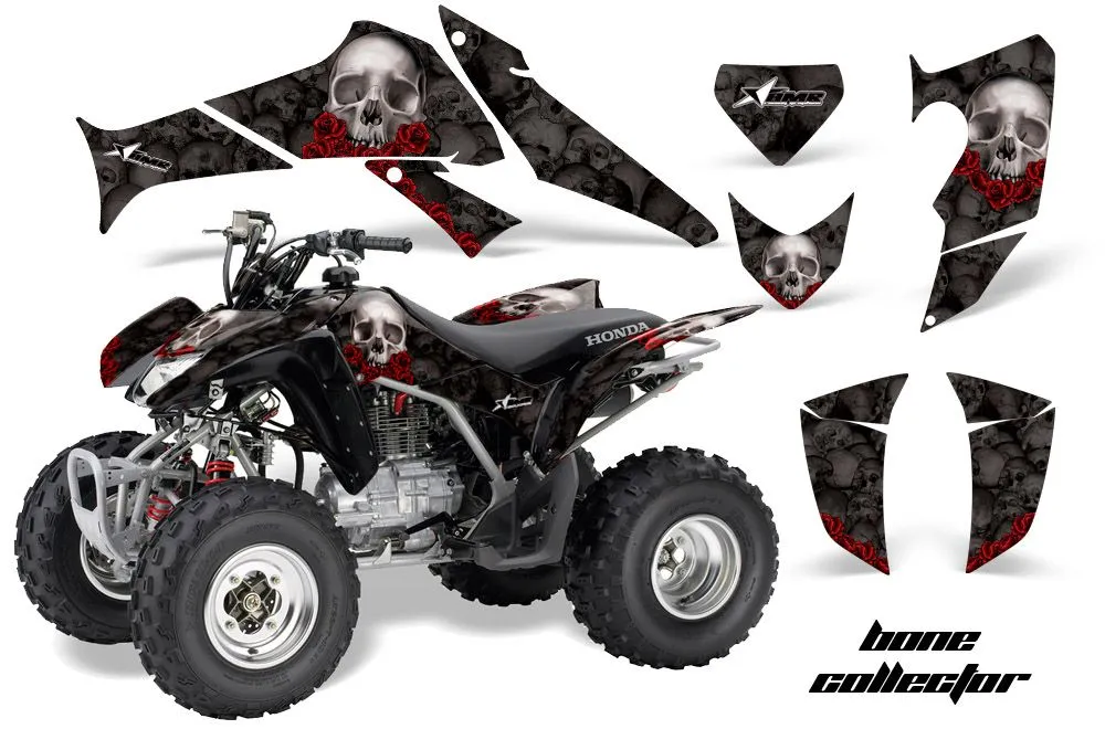 Honda TRX 250EX / 250R / 250X ATV Graphic Kit - 2006-2024 Bone Collector Black