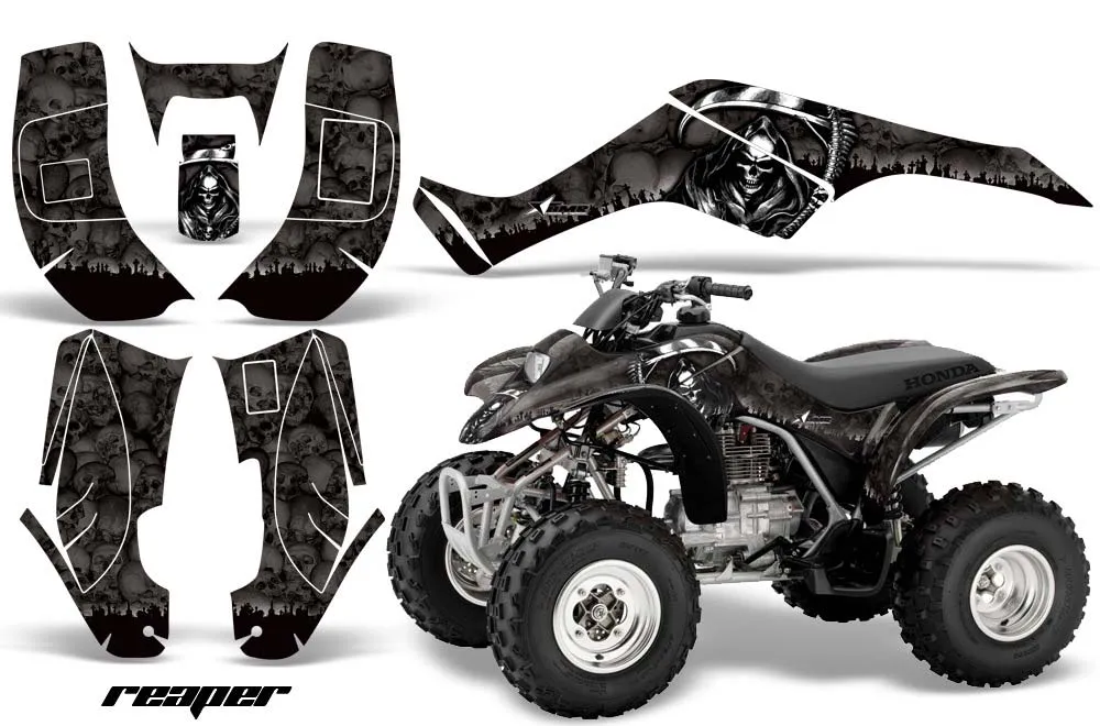 Honda TRX 250EX / 250X ATV Graphic Kit - 2002-2005 Reaper Black