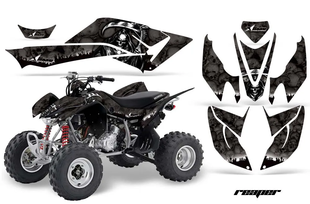 Honda TRX 400 EX ATV Graphic Kit - 2008-2016 Reaper Black