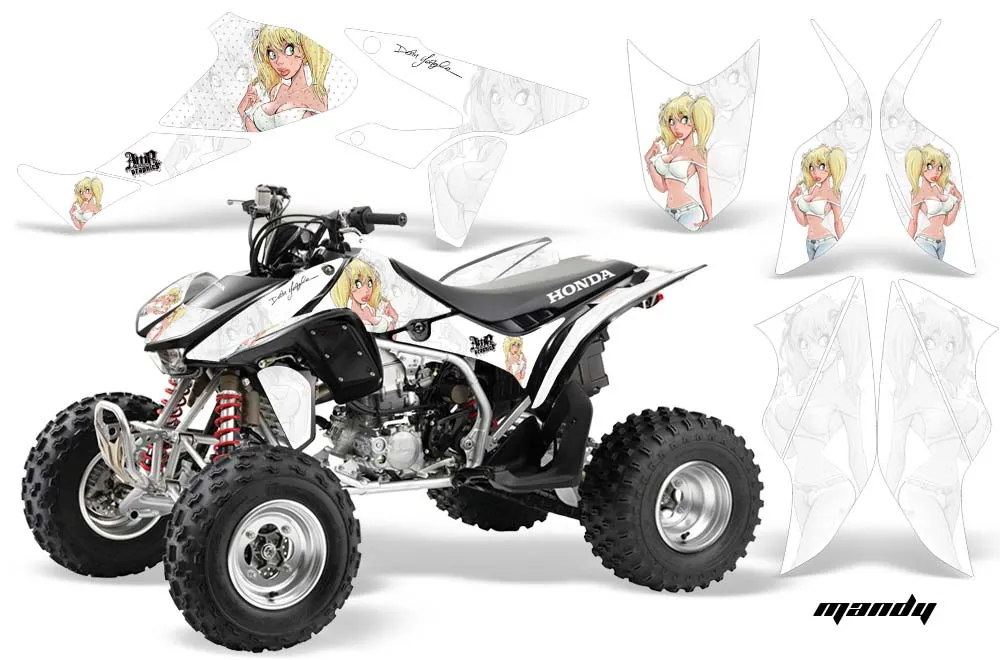 Honda TRX 450R ATV Graphic Kit - 2004-2016 Mandy White