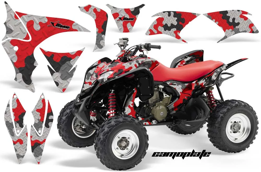 Honda TRX 700 XX ATV Graphic Kit - 2008-2015 Camoplate Red