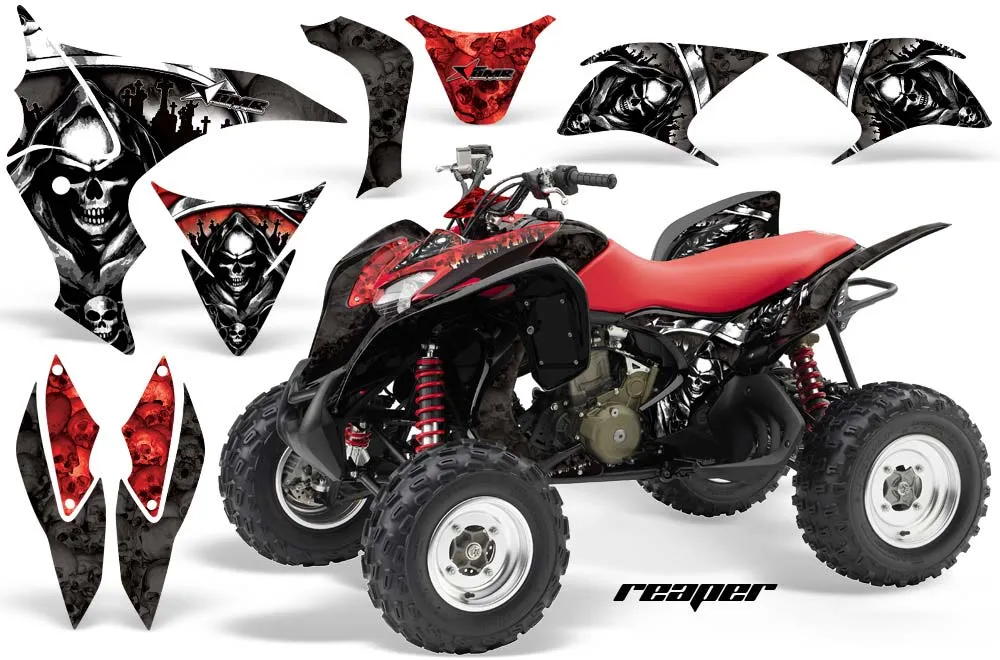 Honda TRX 700 XX ATV Graphic Kit - 2008-2015 Reaper Red
