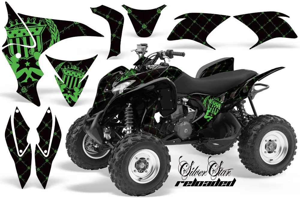 Honda TRX 700 XX ATV Graphic Kit - 2008-2015 Silver Star - Reloaded Gree
