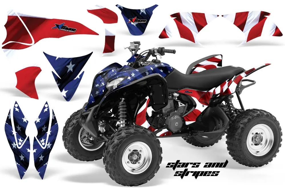 Honda TRX 700 XX ATV Graphic Kit - 2008-2015 Stars n Stripes Red