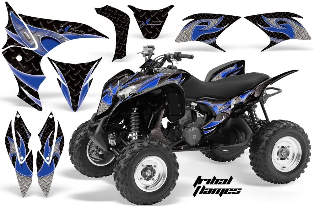 Honda TRX 700 XX ATV Graphic Kit - 2008-2015 Tribal Flames Blue