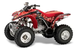 Honda TRX 250EX / 250X ATV Graphic Kit - 2002-2005 Mad Hatter Red