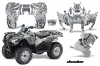 Honda Rancher AT ATV Graphic Kit - 2007-2013 Deaden Silver