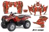 Honda Rancher AT ATV Graphic Kit - 2007-2013 Fire Camo