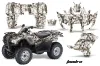 Honda Rancher AT ATV Graphic Kit - 2007-2013 Tundra Camo