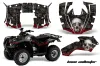 Honda Recon ES Fourtrax ATV Graphic Kit - 2005-2018 Bone Collector Black