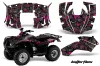 Honda Recon ES Fourtrax ATV Graphic Kit - 2005-2018 Butterfly Pink