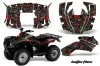 Honda Recon ES Fourtrax ATV Graphic Kit - 2005-2018 Butterfly Red