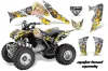 Honda TRX 250EX / 250R / 250X ATV Graphic Kit - 2006-2024 Motorhead Mandy Silver