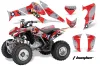 Honda TRX 250EX / 250R / 250X ATV Graphic Kit - 2006-2024 T-Bomber Red