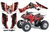 Honda TRX 300EX ATV Graphic Kit - 2007-2013 Mad Hatter Red