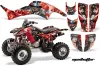 Honda TRX 400EX ATV Graphic Kit - 1999-2007 Mad Hatter Red