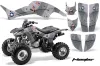 Honda TRX 400EX ATV Graphic Kit - 1999-2007 T-Bomber Silver