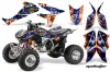 Honda TRX 450R ATV Graphic Kit - 2004-2016 Mad Hatter Blue