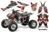 Honda TRX 450R ATV Graphic Kit - 2004-2016 Mad Hatter Silver