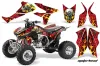 Honda TRX 450R ATV Graphic Kit - 2004-2016 Motorhead Red