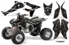 Honda TRX 450R ATV Graphic Kit - 2004-2016 Reaper Black