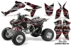 Honda TRX 450R ATV Graphic Kit - 2004-2016 Silver Star - Silverhaze Red