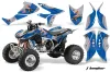 Honda TRX 450R ATV Graphic Kit - 2004-2016 T Bomber Blue