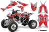 Honda TRX 450R ATV Graphic Kit - 2004-2016 T Bomber Red