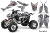 Honda TRX 450R ATV Graphic Kit - 2004-2016 T Bomber Silver