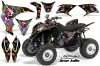 Honda TRX 700 XX ATV Graphic Kit - 2008-2015 Ed Hardy - Love Kills Black