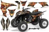 Honda TRX 700 XX ATV Graphic Kit - 2008-2015 Firestorm Black
