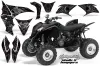 Honda TRX 700 XX ATV Graphic Kit - 2008-2015 Skulls and Hammers Silver
