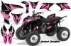 Honda TRX 700 XX ATV Graphic Kit - 2008-2015 Tribal Flames Pink