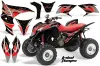 Honda TRX 700 XX ATV Graphic Kit - 2008-2015 Tribal Flames Red