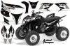 Honda TRX 700 XX ATV Graphic Kit - 2008-2015 Tribal Flames Silver