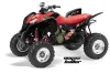 Honda TRX 700 XX ATV Graphic Kit - 2008-2015 Vegas Baller Red