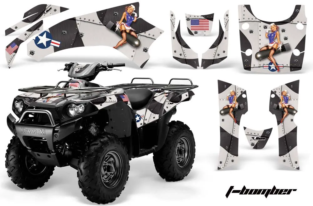 Kawasaki Brute Force 650i 4x4 ATV Custom Graphic Kit - 2004-2012