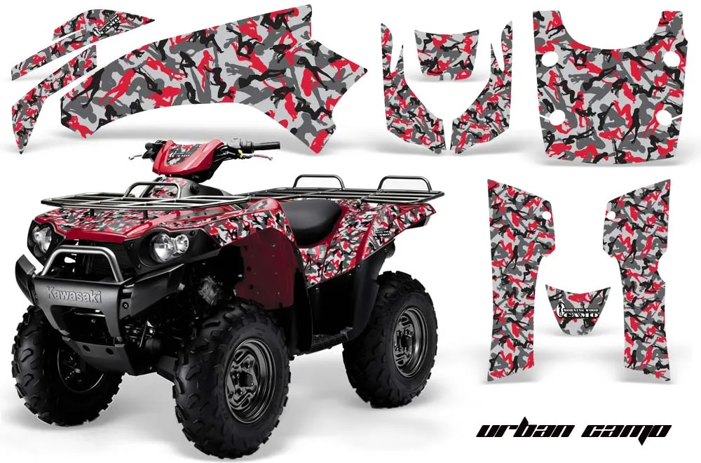 Kawasaki Brute Force 650i 4x4 ATV Custom Graphic Kit - 2004-2012