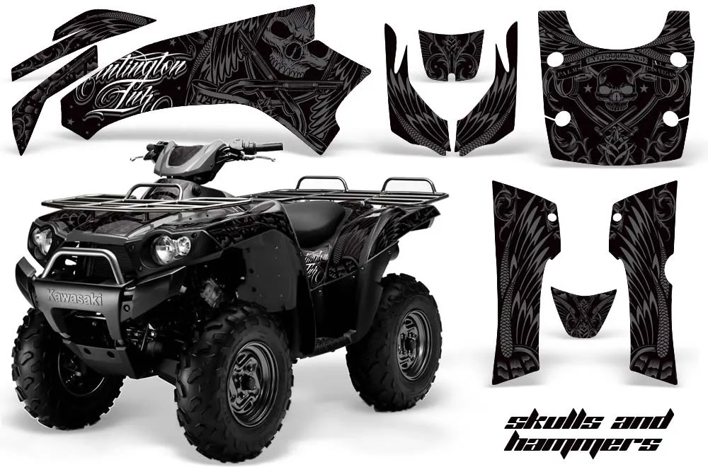 Kawasaki Brute Force 650i 4x4 ATV Custom Graphic Kit - 2004-2012