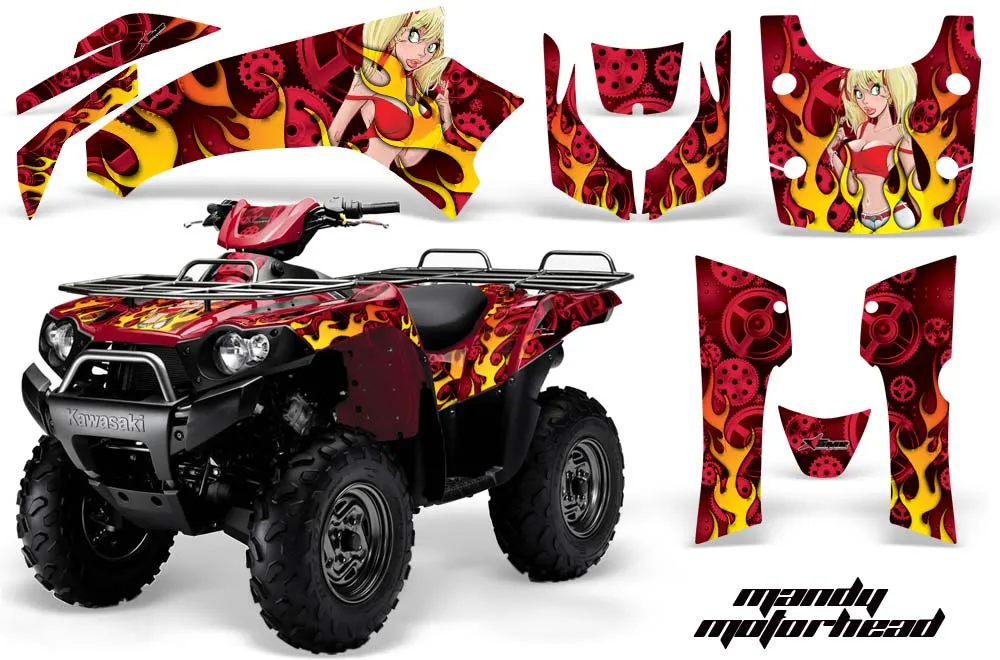 Kawasaki Brute Force 750 / 750i ATV Custom Graphic Kit - 2005-2011