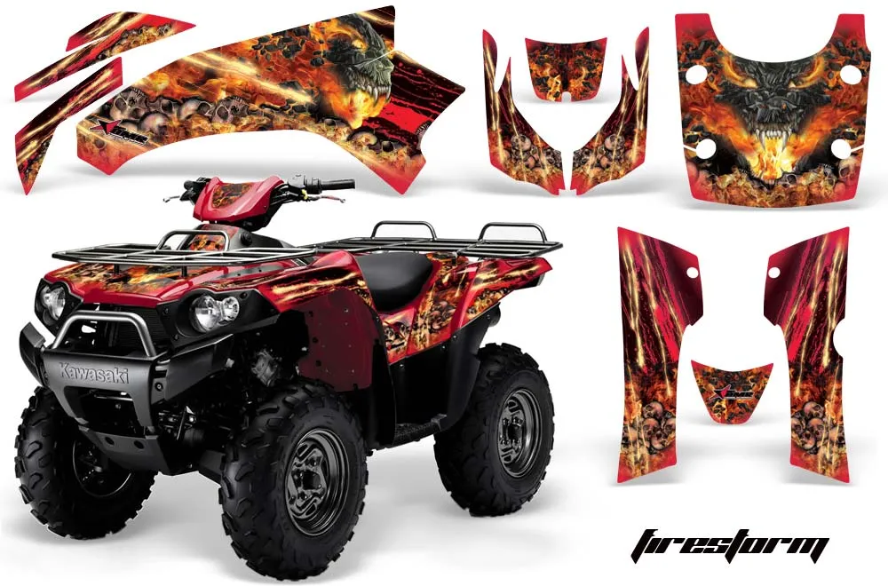 Kawasaki Brute Force 750 / 750i ATV Custom Graphic Kit - 2005-2011
